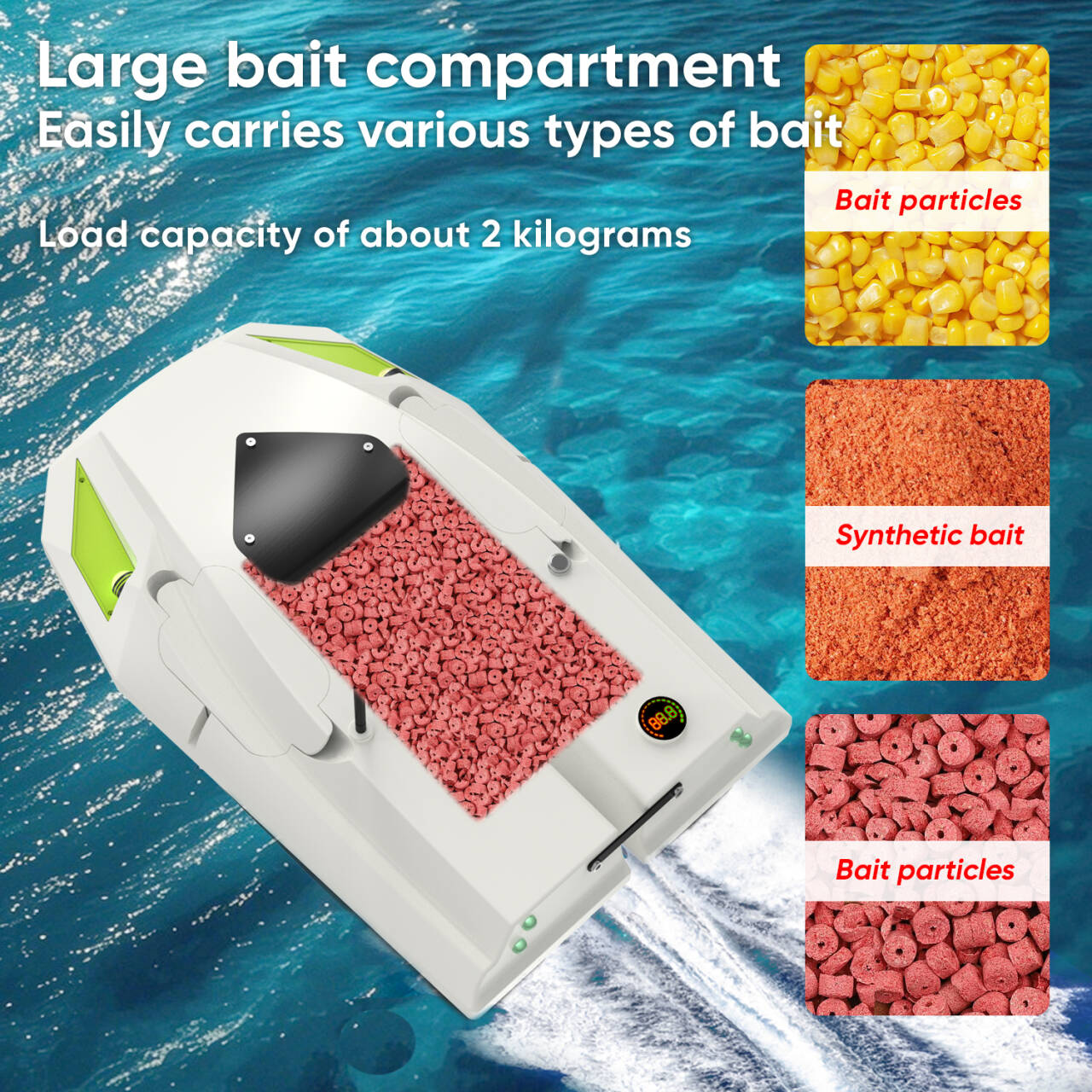 100 GPS Carp Fishing Bait Boat - Fishing Gps ulasan dan harga