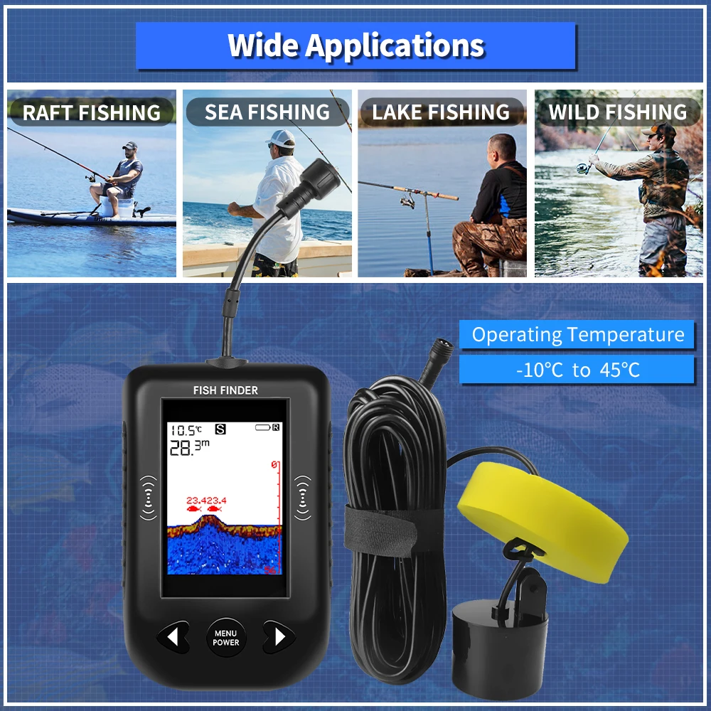 Erchang XF03 Fish Finders 45 D - Fish Finder Transducer ulasan dan harga
