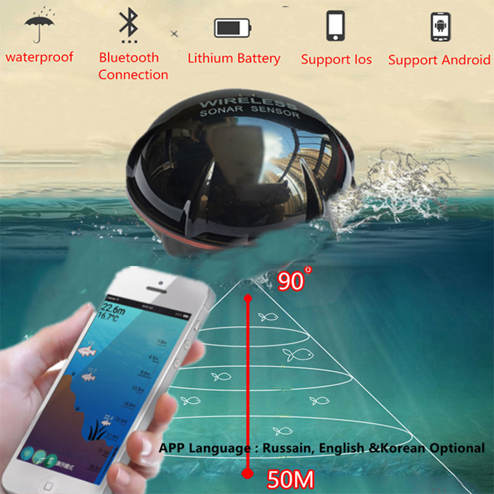 PUPOPAN 100M Brand New Smart P - Fish Finder Transducer ulasan dan harga