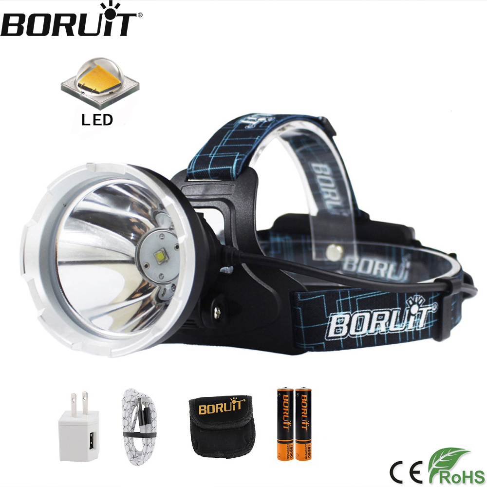 BORUIT B10 LED Super Bright He - Fish Finder Charger ulasan dan harga