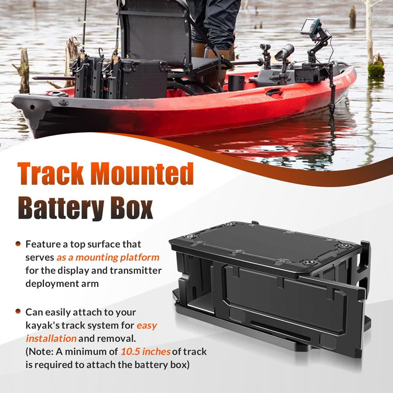 Track Mounted Battery Box for  - Fish Finder Transducer ulasan dan harga